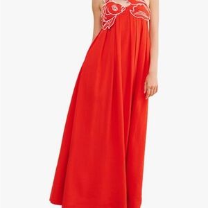 NWT Amazon Red Maxi Dress